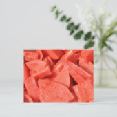 Postale Carte de pastèque (Debout devant)