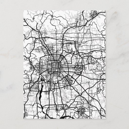 Postale Carte de Pékin Chine (Devant)