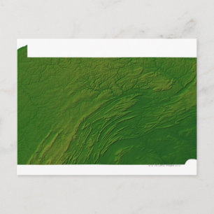Postale Carte de Pennsylvanie