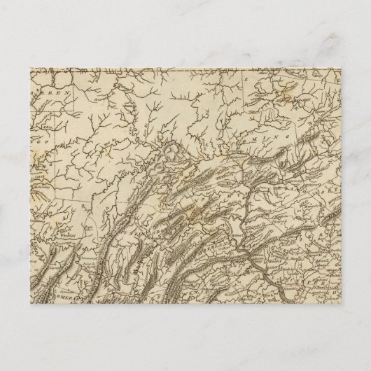 Postale Carte de Pennsylvanie par Arrowsmith (Devant)