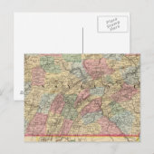 Postale Carte de Pennsylvanie par Mitchell (Devant / Derrière)