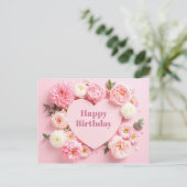 Postale Carte de Peony Birthday (Debout devant)
