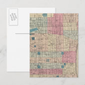 Postale Carte de Philadelphie, Pennsylvanie (Devant / Derrière)