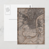 Postale Carte de Philadelphie vintage 1898 (Devant / Derrière)
