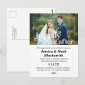 Postale Carte de photo de fuite pour à jamais (Devant / Derrière)