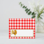 Postale Carte de place inscriptible Animaux de ferme de la (Debout devant)