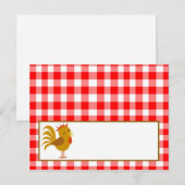 Postale Carte de place inscriptible Animaux de ferme de la (Devant / Derrière)