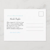 Postale Carte de plage Hamptons entièrement personnalisabl (Dos)