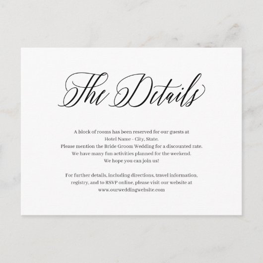 Postale Carte de pochette de couleur modifiable classique (Devant)