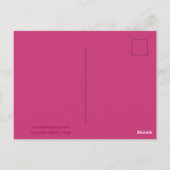 Postale carte de poésie (Dos)