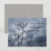 Postale carte de poésie (Devant / Derrière)