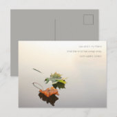 Postale carte de poésie (Devant / Derrière)