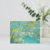 Postale Carte de poisson jamaïcain (Debout devant)