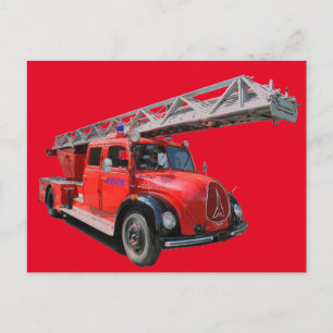 Postale Carte de pompiers