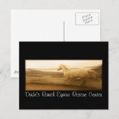 Postale Carte de poste à cheval (Devant / Derrière)
