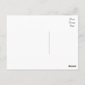 Postale Carte de poste blanche pour chien chiot de Cairn T (Dos)