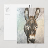 Postale Carte de poste d'âne miniature de Brutus (Devant / Derrière)