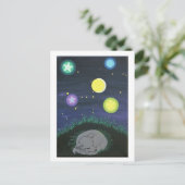 Postale carte de poste d'art pour petits (Debout devant)