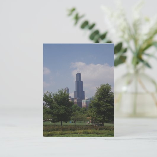 Postale Carte de poste de Chicago Sears Tower/Willis Tower (Debout devant)