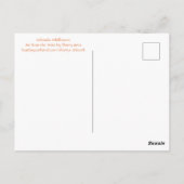 Postale Carte de poste de tournesol Plaines (Dos)