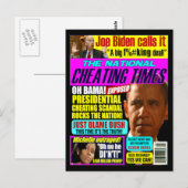 Postale Carte de poste de triche Obama (Devant / Derrière)