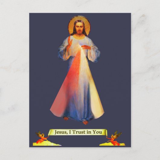 Postale Carte de poste Jésus Divine Miscy (Devant)