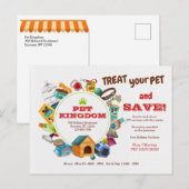 Postale Carte de poste pour animaux de compagnie (Devant / Derrière)