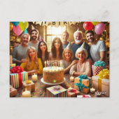 Postale carte de poste - vol pour la journée de la mère (Dos)