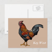 Postale Carte de poste West Brown Roster Key (Devant / Derrière)