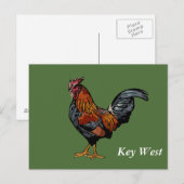 Postale Carte de poste West de clé verte (Devant / Derrière)