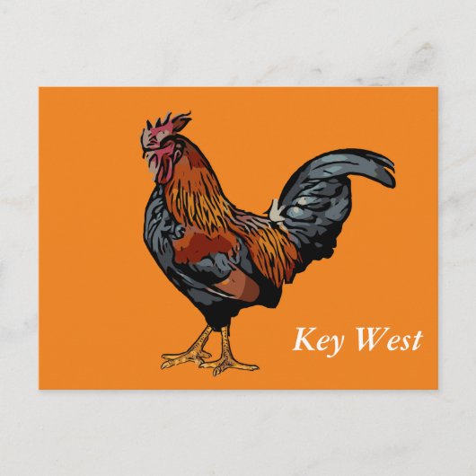 Postale Carte de poste West Roster Key Orange (Devant)