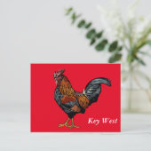 Postale Carte de poste West Roster Red (Debout devant)