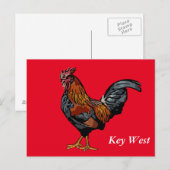 Postale Carte de poste West Roster Red (Devant / Derrière)