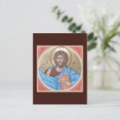 Postale Carte de prière Christ Pantocrator (Debout devant)