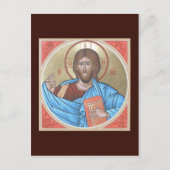 Postale Carte de prière Christ Pantocrator (Devant)