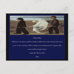 Postale Carte de prière de guérison pour les malades