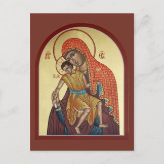 Postale Carte de prière de la Mère de Dieu Kykkos