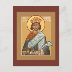Postale Carte de prière de l'empereur saint Justinien de B