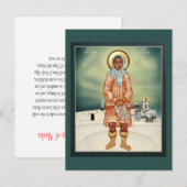 Postale Carte de prière de Matushka Olga d'Alaska (Devant / Derrière)
