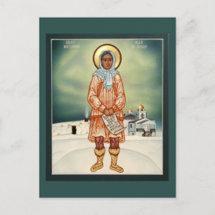 Postale Carte de prière de Matushka Olga d'Alaska