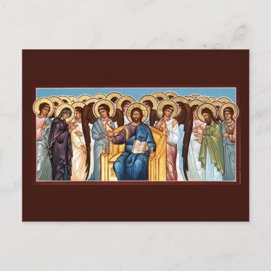 Postale Carte de prière du Christ dans la gloire (Devant)