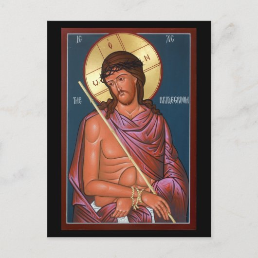 Postale Carte de prière du Christ marié (Devant)