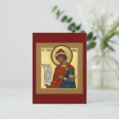 Postale Carte de prière du Saint Prophète Daniel Icon (Debout devant)