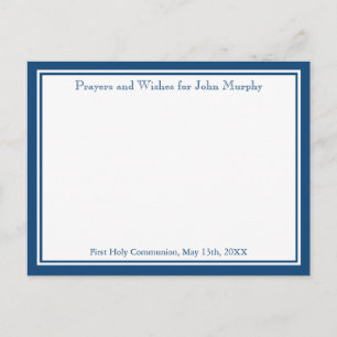 Postale Carte de prière et voeux religieux de la Marine mo