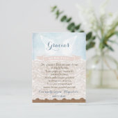 Postale Carte de prière Merci en espagnol, baptême garçon (Debout devant)