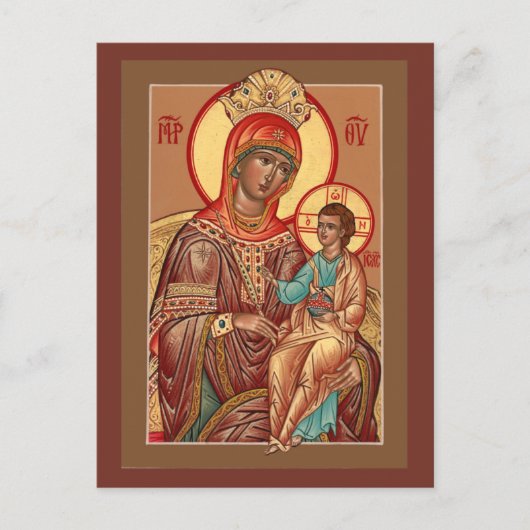 Postale Carte de prière Mère de Dieu de l'Arizona (Devant)