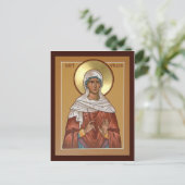 Postale Carte de prière Saint Apollonia (Debout devant)