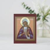 Postale Carte de prière Saint-Aurelia (Debout devant)