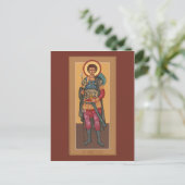 Postale Carte de prière Saint Demetrios (Debout devant)