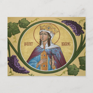 Postale Carte de prière Saint Irène